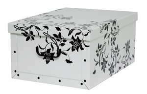 Úložný box biely/čierny-4